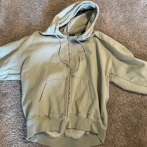 Green Brandy Melville Zip up